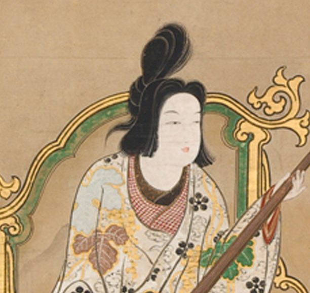 Woman Playing a Shamisen, Anonymous
